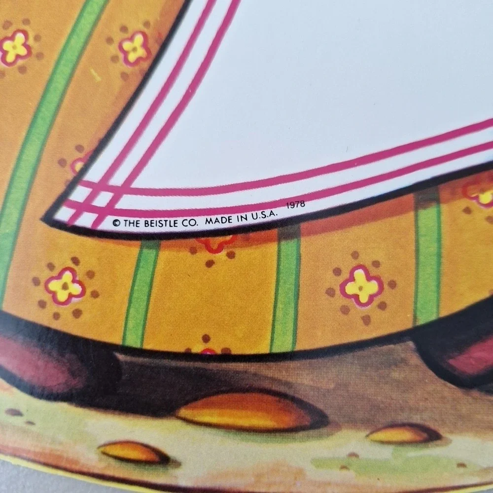 4 Beistle 1978 Vintage Die Cut Thanksgiving Pilgrims Native American